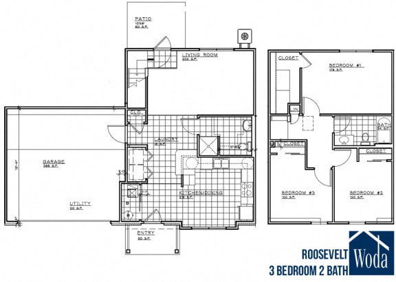 Floor Plan  3 Bedroom