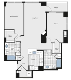 luxury two bedroom apartments for rent in arlington va
