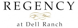 the logo for regency at deli ranch