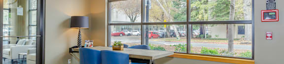 interior lobby seating  at FREMONT MEWS, California, 95814