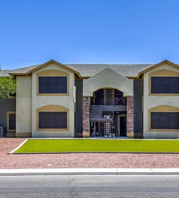 Exterior and landscaping at Bella Vista Apartments in Bullhead City AZ
