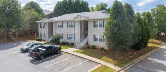 our apartments offer a parking lot
