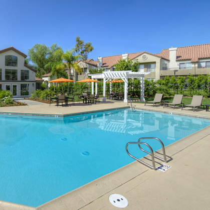 Swimming pool  at Legends at Rancho Belago, California, 92553