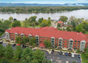 Thumbnail 22 of 27 - Aerial drone shot of property