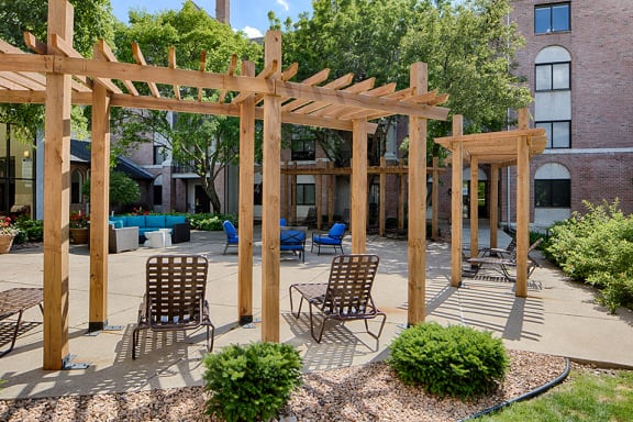 Outside seating and sun terrace