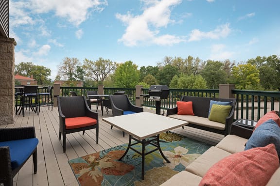 Outdoor community patio