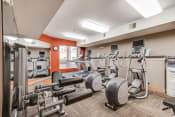 Thumbnail 23 of 40 - Fitness room with various equipment