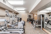 Thumbnail 26 of 40 - Fitness room with various equipment