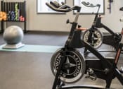 Thumbnail 8 of 22 - Yoga studio with cycling machines and an exercise room