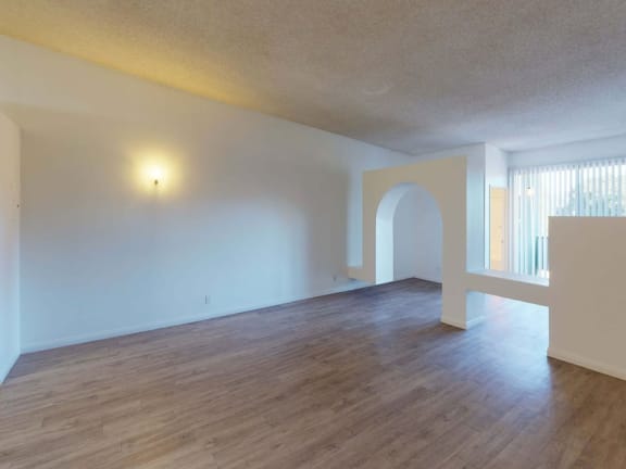 Hardwood Flooring throughout living space at Oxnard Plaza Apartments