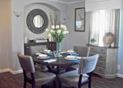 Thumbnail 2 of 11 - Dining Space at Pine Village Rental Home Community in Sanford, NC