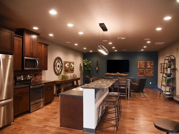 Clubhous eat The Brix Apartments, Spokane Valley, WA, 99037