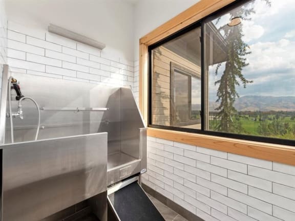 Pet Washing Station at Columbia Village, Idaho