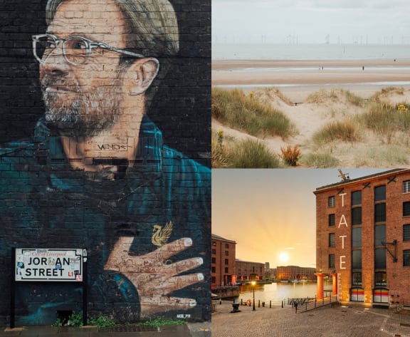 a mural of a man on the side of a building