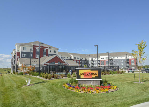Exterior of the Sundance Apartment Community Near Bismarck State College