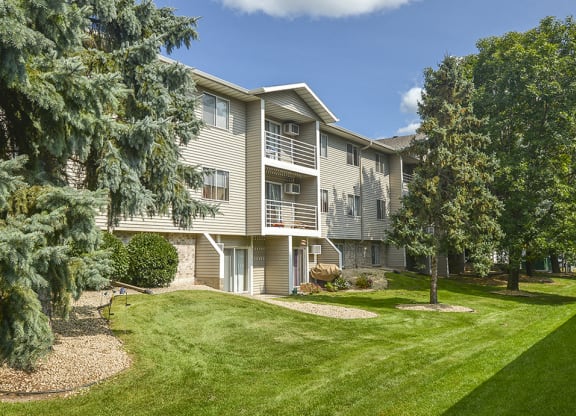Patios or Balconies Overlooking the Green Grounds