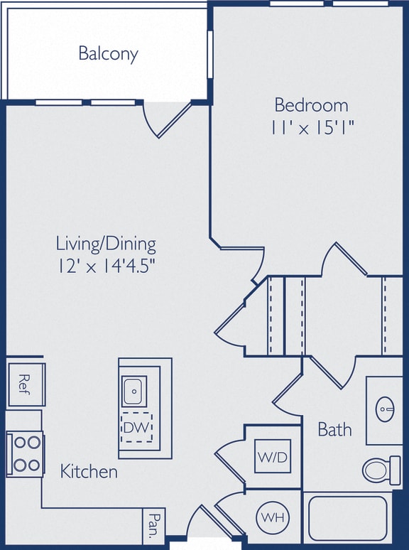 1 bedroom apartments with balcony in alexandria va