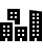 a clear black sky