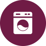 an illustration of a washing machine with a picture of a