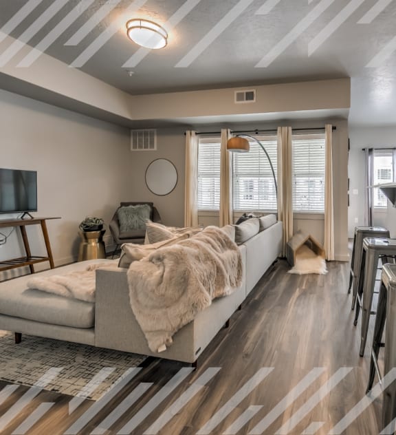 Prelude at Paramount Model Living Room