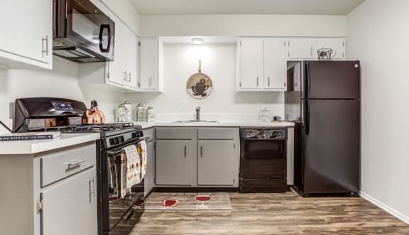 Modern Kitchen With Custom Cabinet at The Township at St. Charles, Illinois, 60174