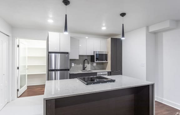 Spacious Kitchen at Lotus Cityline Apartments, Salt Lake City, UT