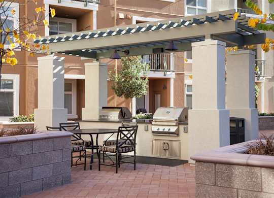 The Verdant Apartments BBQGrilling Station in San Jose CA