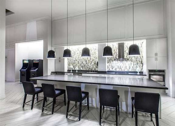 The Verdant Apartments entertainment bar in San Jose CA
