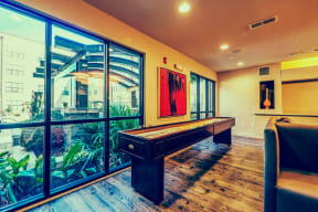 Spectrum South End Clubhouse Shuffleboard