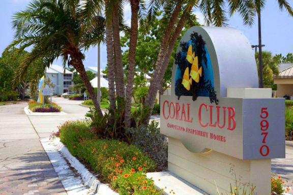 Property Sign at Coral Club, Bradenton