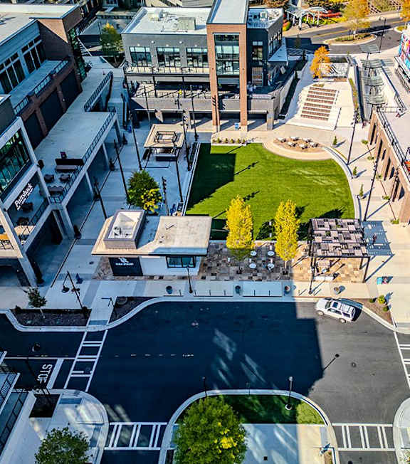 Aerial view at Lacota Apartments, Atlanta, Georgia