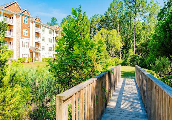 Take a walk in nature at Stone Ridge Apartment Homes, Alabama