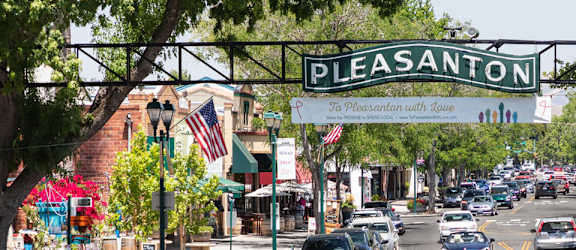 nearby plaza