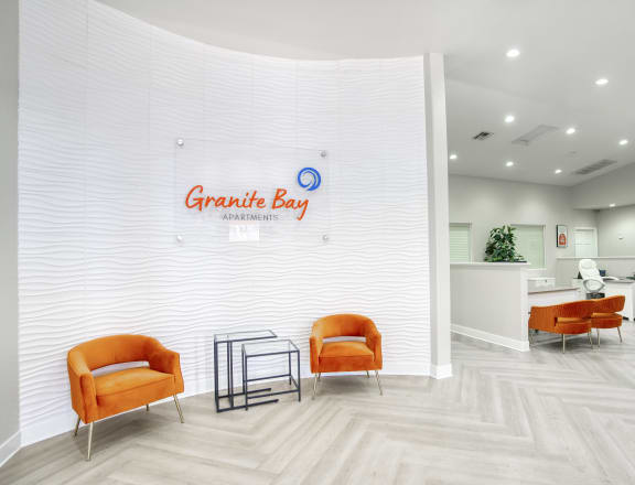 Brightly Decorated Leasing Office at Granite Bay, Phoenix, Arizona, 85023