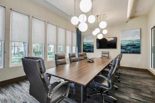 Conference Room at Centre Pointe Apartments in Melbourne, FL