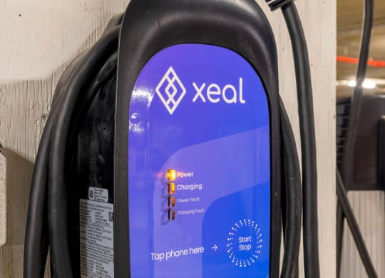 Xeal Car Charging Station at The Bartlett, Virginia
