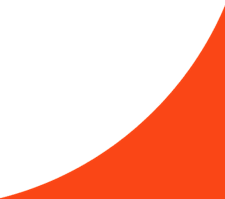 A dark teal curved shape on a black background.
