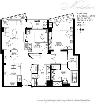 Met Tower Apartments Modigliani Floor Plans