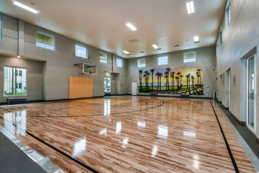 Basketball Court at Centre Pointe Apartments in Melbourne, FL
