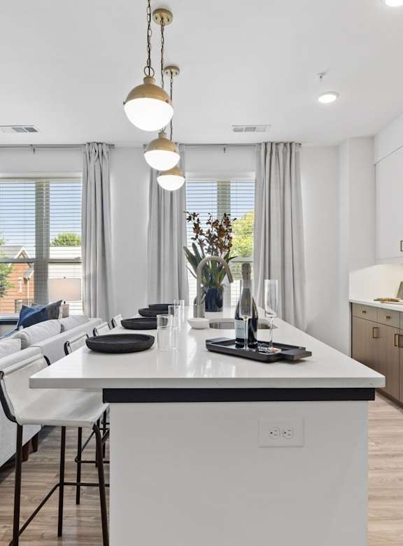 Axis Midtown Apartments in Atlanta, Georgia Model Kitchen