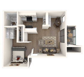 Aloe scopy Floor Plan at SYCAMORE LANE APARTMENT HOMES, California, 92691?