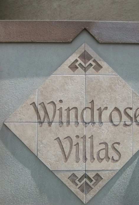 Property Signage at Windrose Villas Apartments, Phoenix Arizona