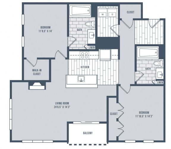 Quinn 35 B2J floor plan