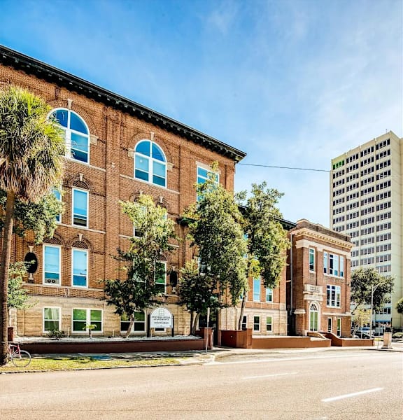 the building where the apartment is located