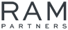 The image shows a logo with the letters "RAM" in large font, followed by the word "PARTNERS" in smaller font below.