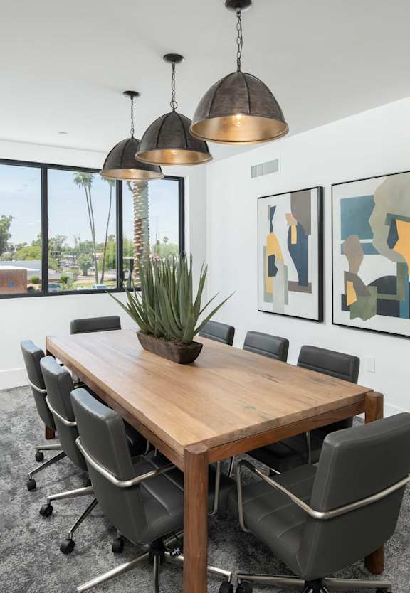 our apartments offer a living room with a couch and a coffee table