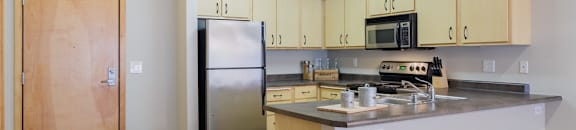 1x1 kitchen  at FREMONT MEWS, California