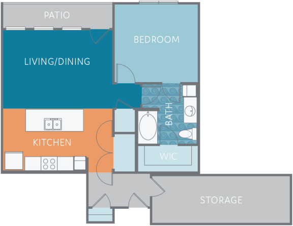 Floor Plan  The Avalon Lower  at Watermark at Steele Crossing, Arkansas, 72703