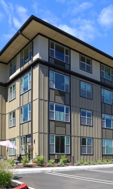 Outside View of building at The Lofts by Cogir Senior Living, Washington, 98662