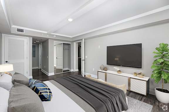 Cozy Bedroom at Avia Apartments at Reedy Creek, Florida